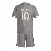 Camisa de time de futebol Real Madrid Luka Modric #10 Replicas 3º Equipamento Infantil 2024-25 Manga Curta (+ Calças curtas)